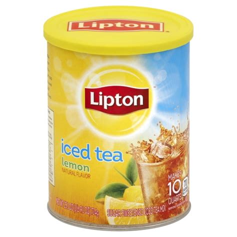 Lipton Lemon Black Iced Tea Mix 10 Qt