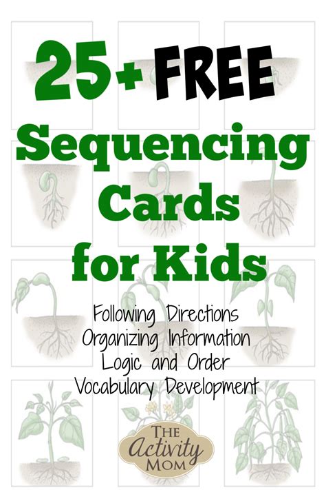 Bible story sentence sequencing cards. The Activity Mom - Free Printable Sequencing Cards and Activities for Preschoolers - The ...