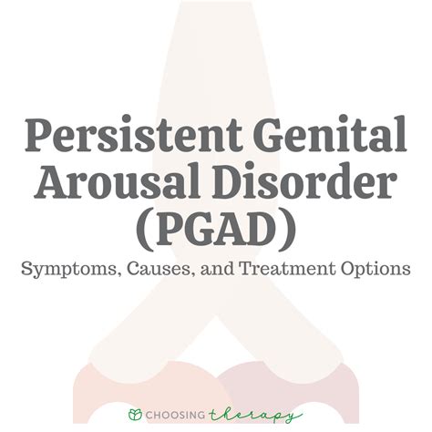 persistent genital arousal disorder pgad
