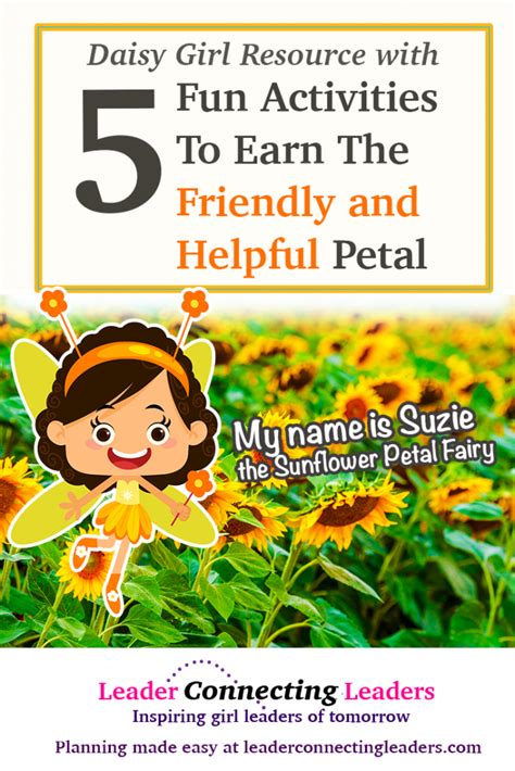 5 Fun Activities To Help Your Girls Earn The Friendly And Helpful Petal