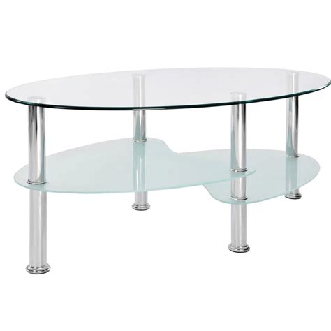 Save to favoritesduet oval coffee table. Cara Oval Frosted Glass Coffee Table | Dining | Glass ...