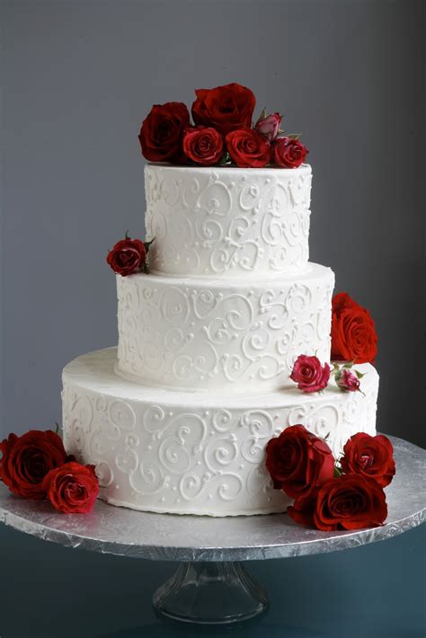 A Simple Cake Wedding Cake With Fresh Flowers From Trader Joes