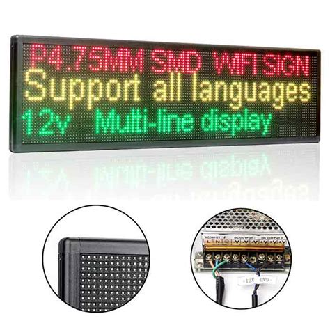 Led Sign Boards Easy To Use Programmable Business Led Signs