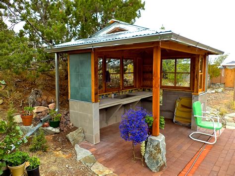 Alt Build Blog Building An Outdoor Kitchen 2 Framing The Walls And Roof