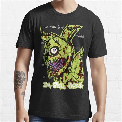 Fnaf Springtrapped T Shirt For Sale By Moosegod Redbubble Fnaf