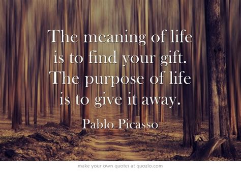 Do you want a relationship with god? The meaning of life is to find your gift. The purpose of ...