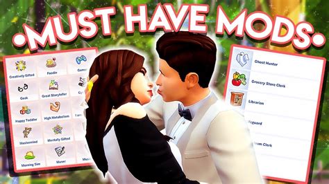 Must Have Mods For Realistic Gameplay The Sims 4 Youtube