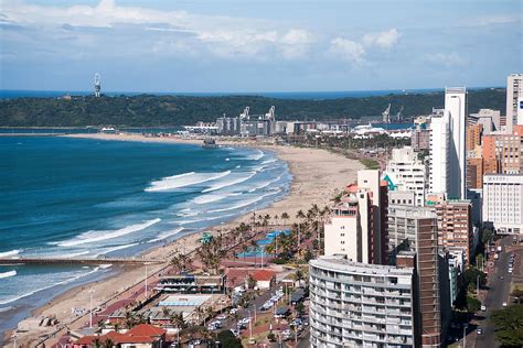 Hd Wallpaper Seashore And Landscape With Buildings And Beach In Durban