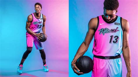 Miami's new pink vice jerseys take alternate uniforms to an exciting new level. Miami Heat to debut new 'ViceVersa' Vice uniform vs. Thunder | Miami Herald