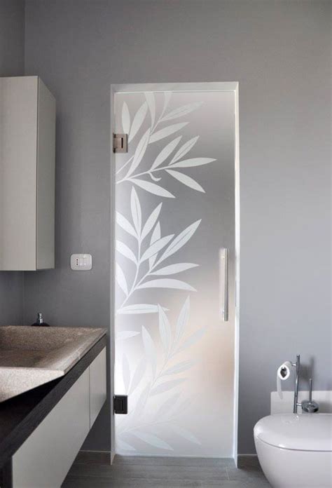 Frosted Glass Bathroom Door Uk Glass Door Ideas
