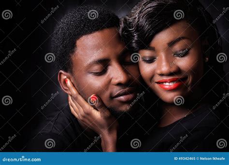 African Couple Love Stock Image Image Of Closeup Adult 49342465