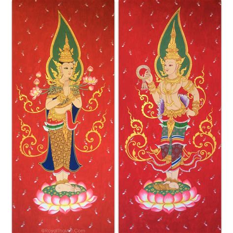 Best Thailand Traditional Painting Royal Thai Art