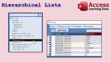 Microsoft Access Task Management Template Computer Learning Zone