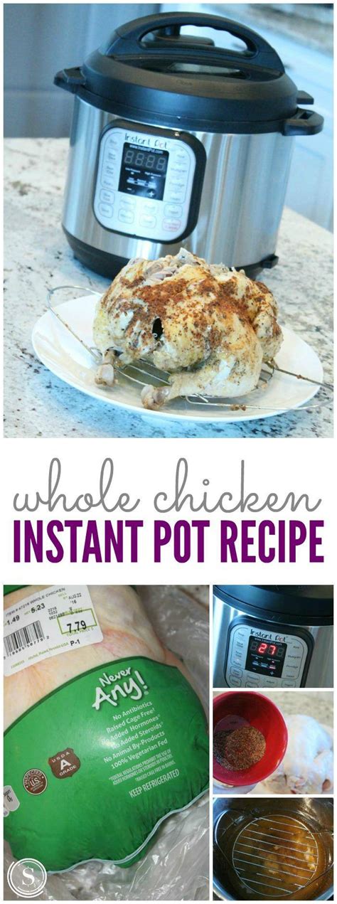 Then i use the leftover chicken to make the best quick. Instant Pot Whole Chicken Recipe in a Pressure Cooker ...