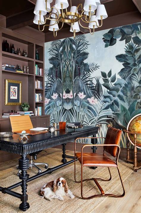 25 Best Home Office Wallpaper Ideas To Boost Your Moods