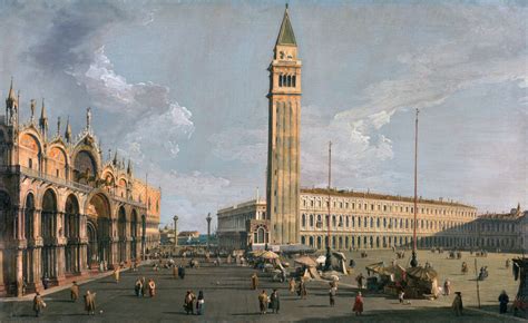 The Piazza Di San Marco Venice Art Print By Giovanni Canaletto King And Mcgaw