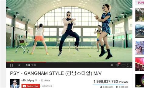 Gangnam Style Views Record Vlrengbr