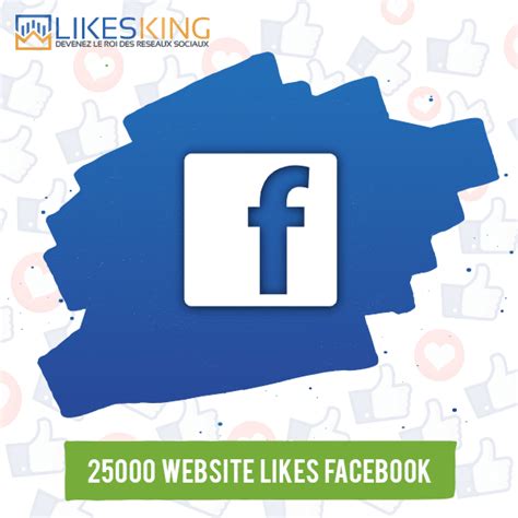 25000 Website Likes Facebook Likesking