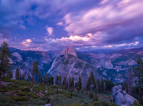 Glacier Point Yosemite National Park Blue Hour Dusk Sunset Flickr