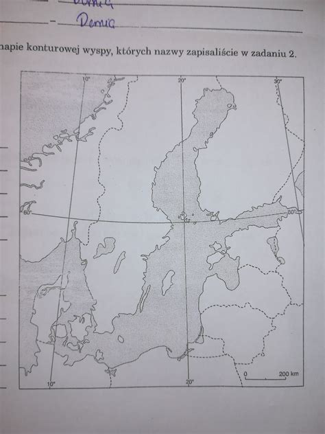 Tereny Oznaczone Na Mapie Cyframi 2 I 3 To - Zaznaczcie odpowiednimi cyframi na poniższej mapie konturowej wyspy