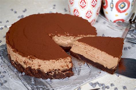 cheesecake al cioccolato senza cottura ricetta ed ingredienti dei foodblogger italiani