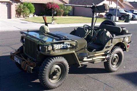 1945 Willys Military Jeep Front 34 96748