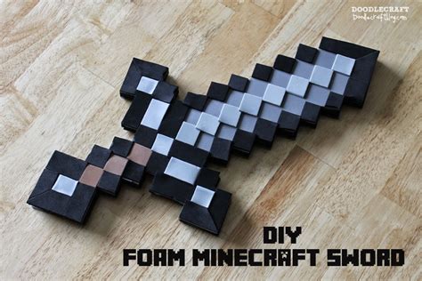 Doodlecraft Foam Minecraft Sword Diy