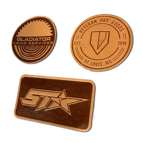 Leather Patches - Custom Patches - Made To Your Design png image