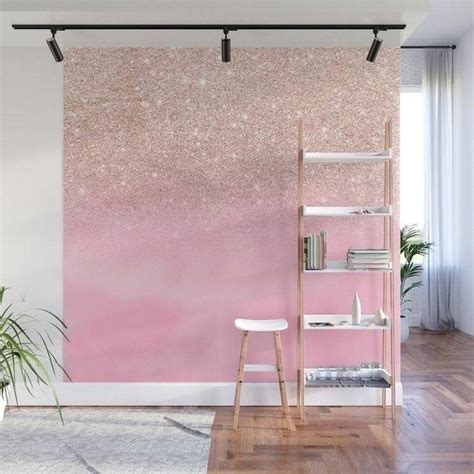 How To Get A Rose Gold Glitter Paint Color For The Wall Pin On Accent
