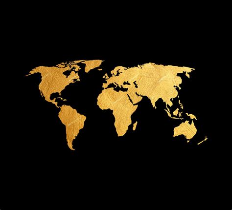 Gold World Map Png — Drypdesigns