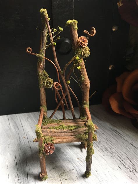 Faery Chair Handmade By Thefaeryforest On Etsy In 2021 Fairy
