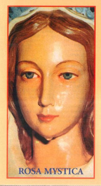 Prayer Cards Rosa Mystica
