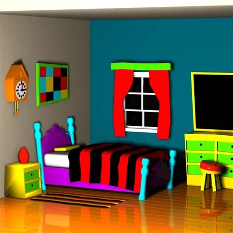 Bedroom free pictures, images and stock photos. cartoon bedroom interior 3d max