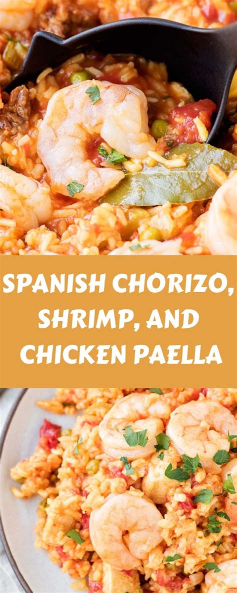 Paula deen cooks up delicious southern recipes passed down from family and friends, as well as created in her very own kitchen. SPANISH CHORIZO, SHRIMP, AND CHICKEN PAELLA | Seafood ...