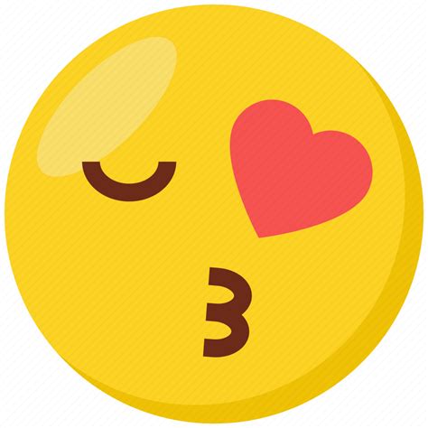 Emoji Face Emoticon Blowing Kiss Winking Icon Download On Iconfinder