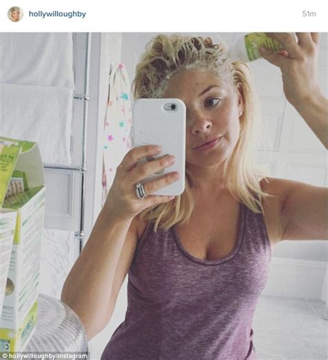Holly Willoughby Reveals That She Dyes Her Roots At Home In A Instagram