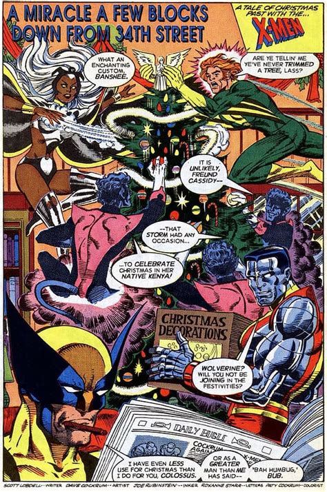 Celebrating The Time The X Men Met Santa Claus In The 1991 Marvel Holiday Special
