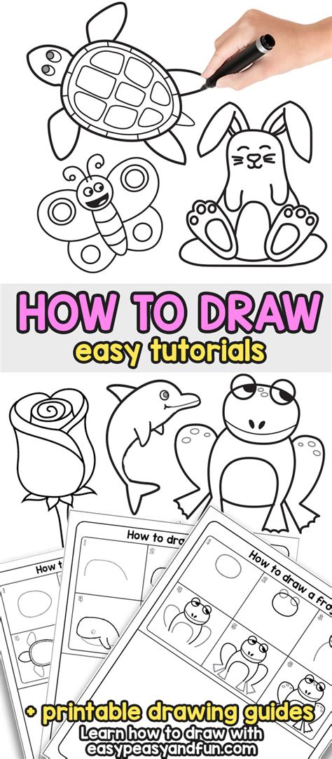 Cool Drawing Ideas For Kids Step By Step