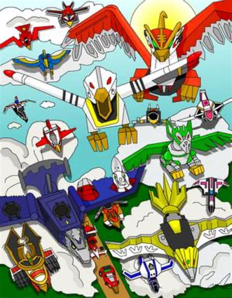 Zords Avians By Lavenderranger On Deviantart Power Rangers Film