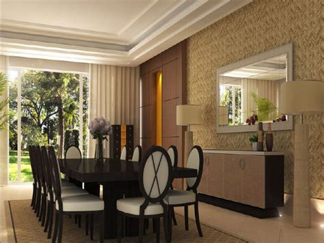 The 3d effect not only hides the imperfections but also elevate the beauty of the interiors. 20 Traditional Dining Room Designs | Home Design Lover