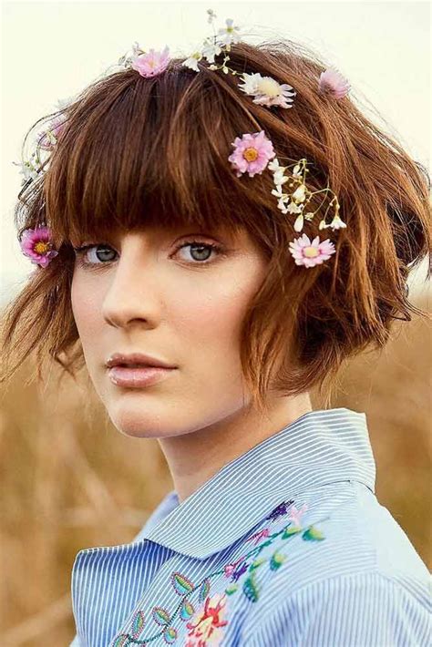 Styles For Short Hair With Bangs Lovehairstyles Com