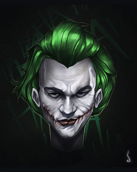 Joker Fan Art Joker Fan Art Joker Portrait Joker Comic