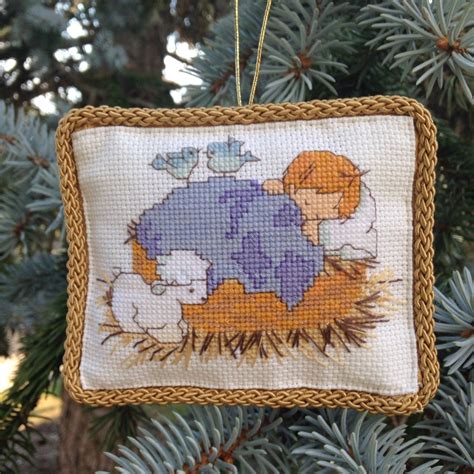 Check spelling or type a new query. Nativity cross stitch ornament. | Cross stitch, Christmas ...