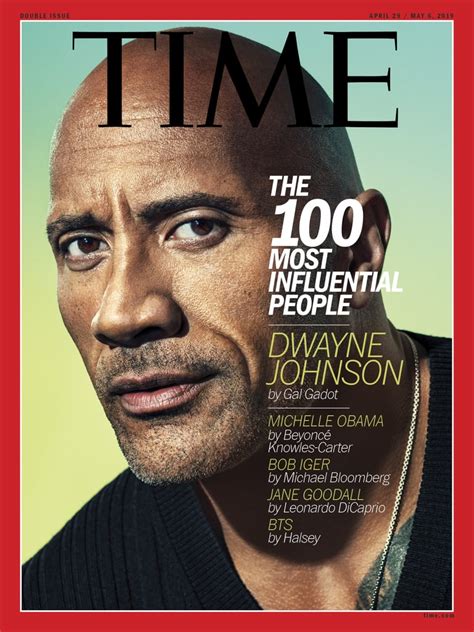 Dwayne Johnson 2019 Time 100 Most Influential People Cover Popsugar