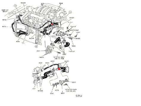 2003 Ford Taurus Radiator Hose Diagram Diagramwirings