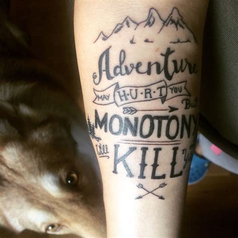 Adventure Tattoo Adventure Tattoo Tattoo Quotes Tattoos