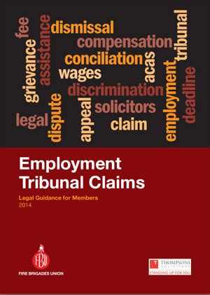 Some claimants elect to hire professional claim help when there's a delay in the claim process while others seek help after their fire claim has been denied or underpaid. Employment Tribunal Claims: Legal Guidance for Members 2014 | Fire Brigades Union