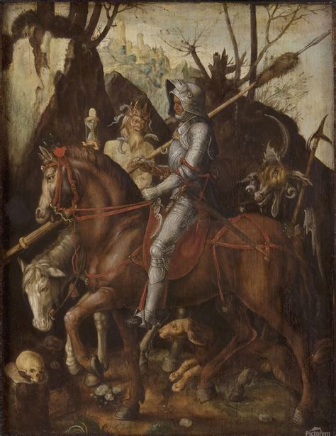 „der Ritter Der Tod Und Der Teufel“ Die Spätgotische Symbolik Dürers 𝐀𝐗𝐈𝐒 ֎ 𝐌𝐔𝐍𝐃𝐈