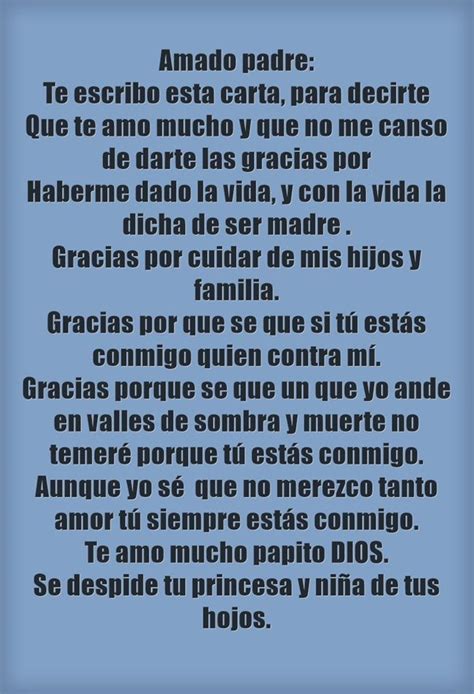 Carta De Un Padre A Sus Hijos Desde El Cielo Regalo