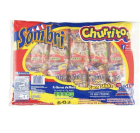 Lot 24 Pkgs Churritos Las Sombrillas Maiz Corn Churros 6lb Ebay